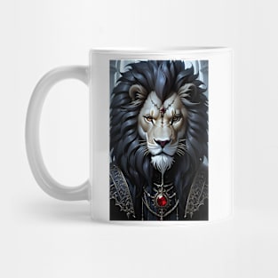 Magical gothic lion Mug
